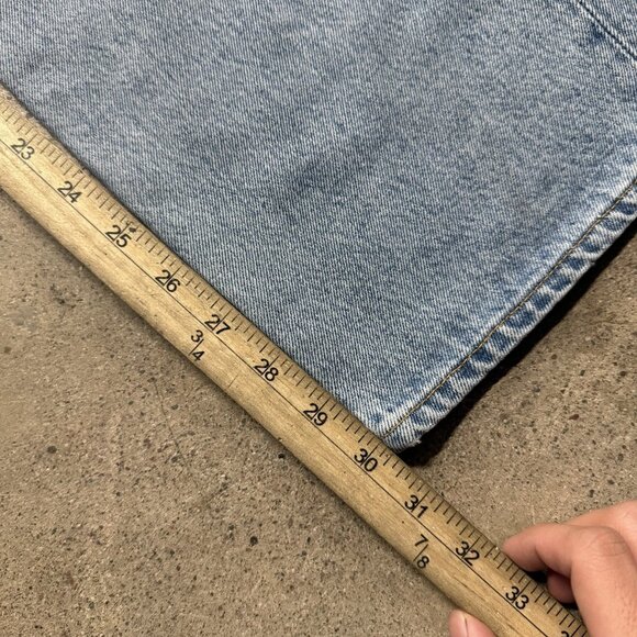 Vtg Levis 501 Jeans Mens 40x30 Blue Y2K Made in USA Button Fly Denim Light - Picture 3 of 5